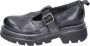 Moma Vintage Leren Sandalen voor Vrouwen Black Dames - Thumbnail 2