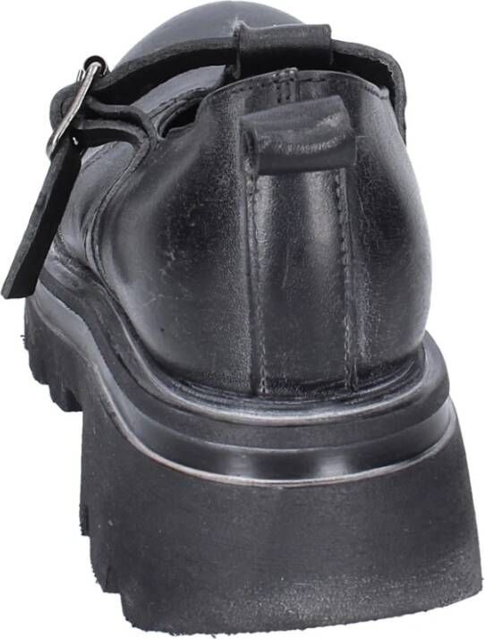 Moma Vintage Leren Sandalen voor Vrouwen Black Dames
