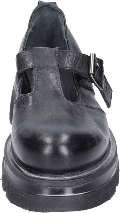 Moma Vintage Leren Sandalen voor Vrouwen Black Dames