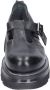 Moma Vintage Leren Sandalen voor Vrouwen Black Dames - Thumbnail 4