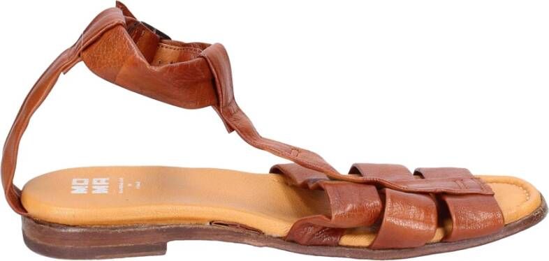 Moma Vintage Leren Sandalen voor vrouwen Brown Dames