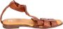 Moma Vintage Leren Sandalen voor vrouwen Brown Dames - Thumbnail 3