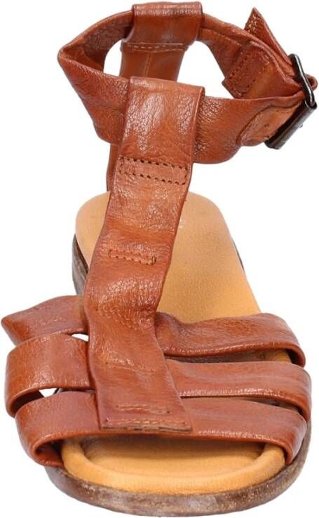 Moma Vintage Leren Sandalen voor vrouwen Brown Dames