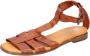 Moma Vintage Leren Sandalen voor vrouwen Brown Dames - Thumbnail 5