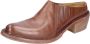 Moma Vintage Leder Sandalen Brown Dames - Thumbnail 5