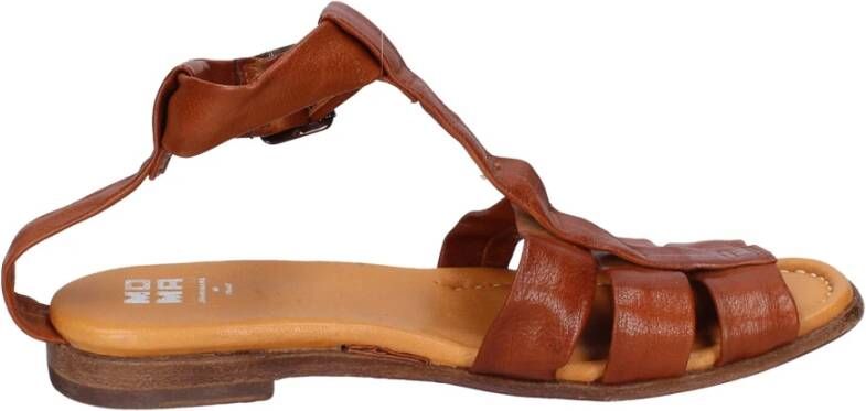 Moma Vintage Leren Sandalen voor Vrouwen Brown Dames