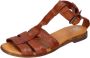 Moma Vintage Leren Sandalen voor Vrouwen Brown Dames - Thumbnail 5