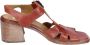 Moma Vintage Leren Sandalen voor Vrouwen Brown Dames - Thumbnail 3