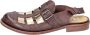 Moma Vintage Leren Sandalen voor Vrouwen Brown Dames - Thumbnail 2