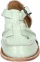 Moma Vintage Leren Sandalen voor Vrouwen Green Dames - Thumbnail 4