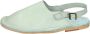 Moma Vintage Leder Sandalen Green Dames - Thumbnail 2