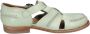 Moma Vintage Leren Sandalen voor Vrouwen Green Dames - Thumbnail 3