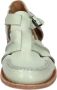 Moma Vintage Leren Sandalen voor Vrouwen Green Dames - Thumbnail 4