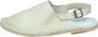 Moma Vintage leren sandalen voor vrouwen Green Dames - Thumbnail 2