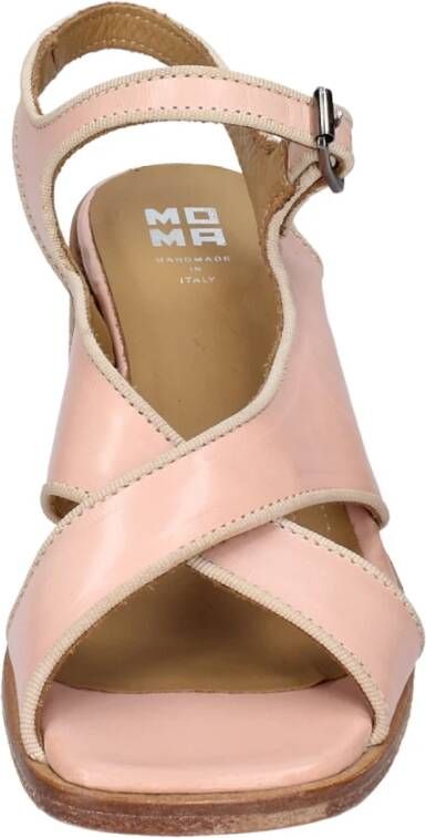 Moma Vintage Leren Sandalen voor Vrouwen Pink Dames