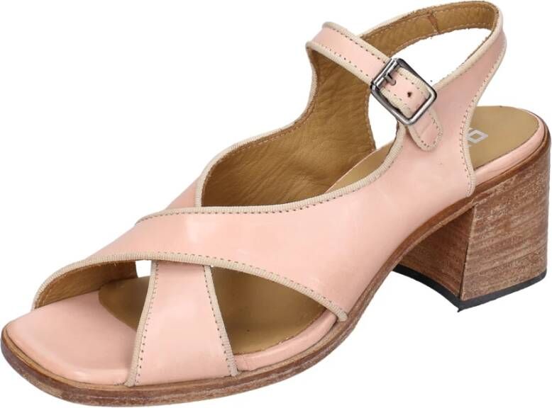 Moma Vintage Leren Sandalen voor Vrouwen Pink Dames