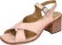Moma Vintage Leren Sandalen voor Vrouwen Pink Dames - Thumbnail 5