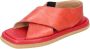 Moma Vintage Leren Sandalen voor Vrouwen Red Dames - Thumbnail 5
