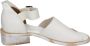 Moma Vintage Leder Sandalen White Dames - Thumbnail 3