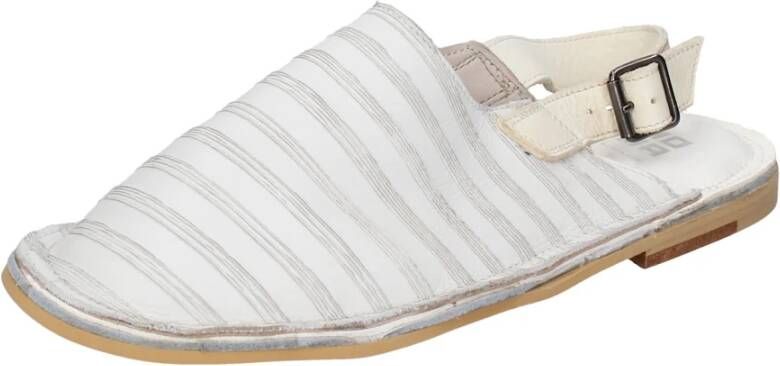 Moma Vintage Leren Sandalen voor Vrouwen White Dames