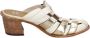 Moma Vintage Lederen Hakkenmuiltjes White Dames - Thumbnail 3