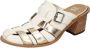 Moma Vintage Lederen Hakkenmuiltjes White Dames - Thumbnail 5