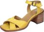 Moma Vintage Leren Sandalen voor Vrouwen Yellow Dames - Thumbnail 5