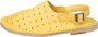 Moma Vintage Leren Sandalen voor Vrouwen Yellow Dames - Thumbnail 2