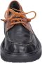 Moma Vintage Leder Sneakers Black Heren - Thumbnail 4