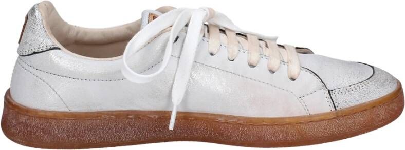 Moma Vintage Leder Sneakers Gray Dames