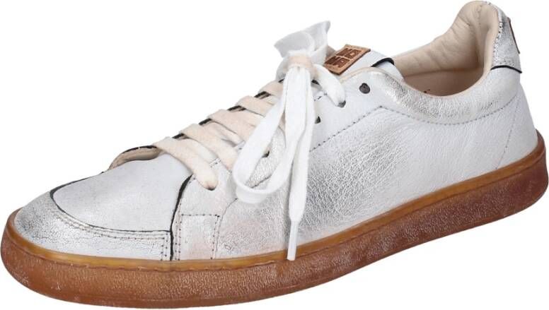 Moma Vintage Leder Sneakers Gray Dames