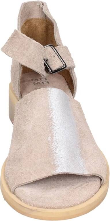 Moma Vintage Suède Dames Sandalen Beige Dames