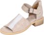 Moma Vintage Suède Dames Sandalen Beige Dames - Thumbnail 5