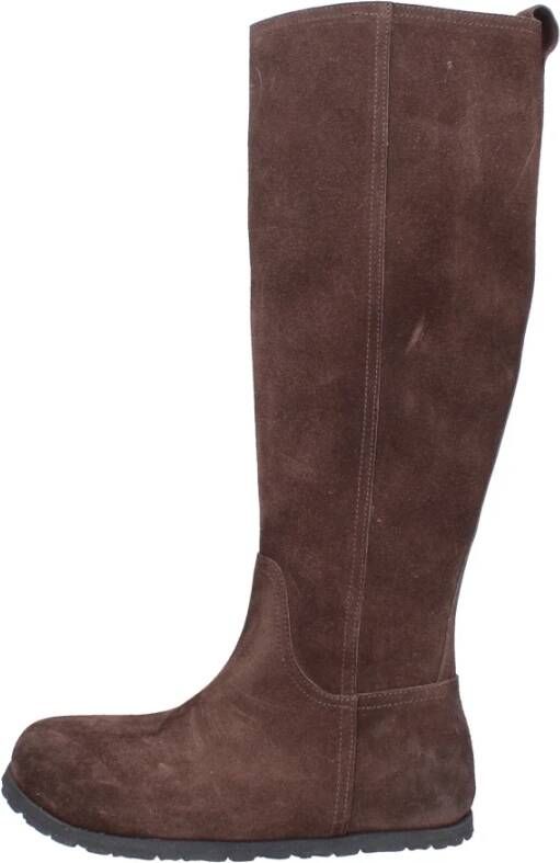 Moma Vintage Suède Dameslaarzen Brown Dames