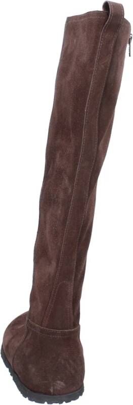 Moma Vintage Suède Dameslaarzen Brown Dames