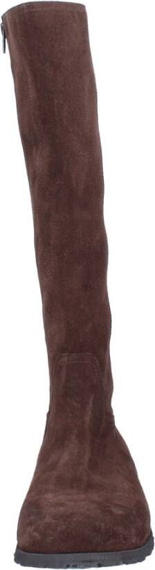 Moma Vintage Suède Dameslaarzen Brown Dames