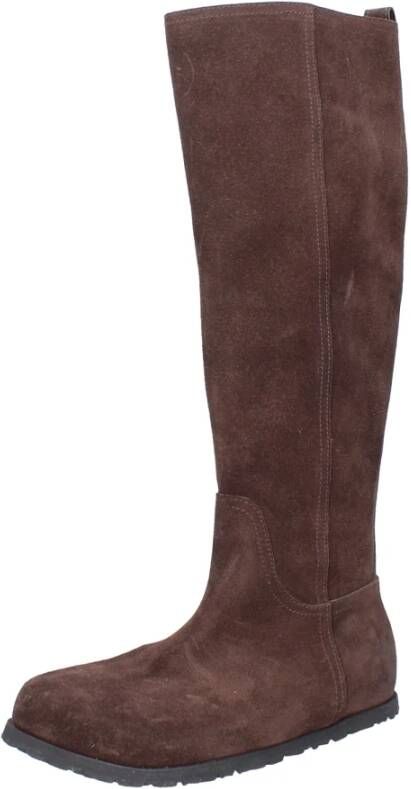 Moma Vintage Suède Dameslaarzen Brown Dames