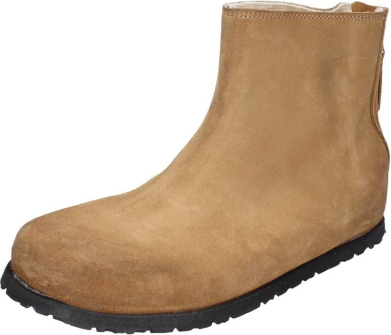 Moma Vintage Suède Enkellaarzen voor vrouwen Brown Dames