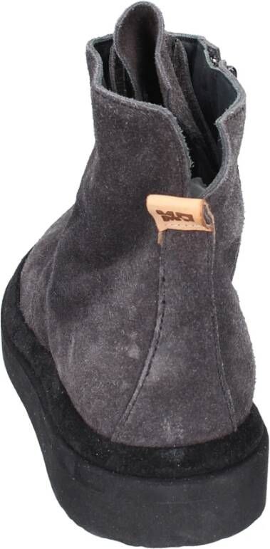 Moma Vintage Suède Enkellaarzen voor vrouwen Gray Dames
