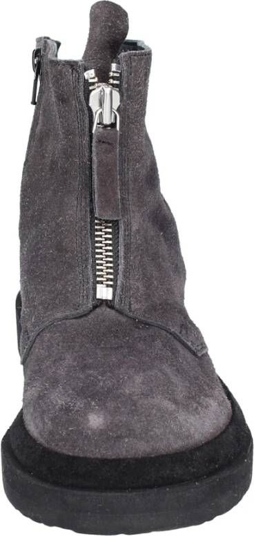 Moma Vintage Suède Enkellaarzen voor vrouwen Gray Dames