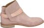 Moma Vintage Suède Enkellaarzen Pink Dames - Thumbnail 3