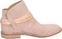Moma Vintage Suède Enkellaarzen Pink Dames - Thumbnail 3