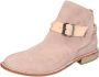 Moma Vintage Suède Enkellaarzen Pink Dames - Thumbnail 5