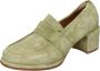 Moma Vintage Suède Loafers voor Vrouwen Green Dames - Thumbnail 5