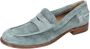 Moma Vintage Suède Loafers voor Vrouwen Green Dames - Thumbnail 5