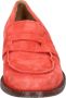 Moma Vintage Suède Loafers voor Vrouwen Red Dames - Thumbnail 4
