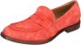 Moma Vintage Suède Loafers voor Vrouwen Red Dames - Thumbnail 5