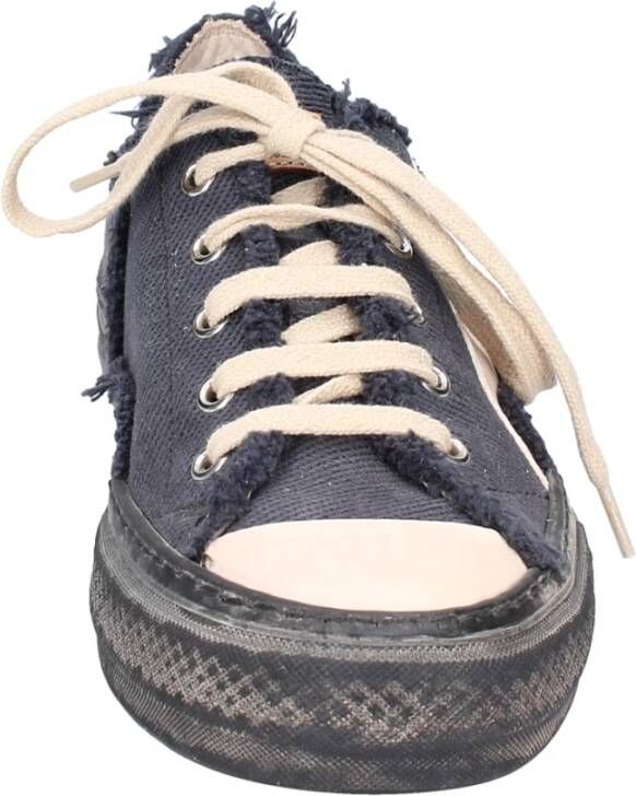 Moma Vintage Textiel Dames Sneakers Black Dames