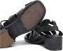 Moma Zwarte Leren Sandalen voor Vrouwen - Thumbnail 2