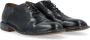 Moma Zwarte Vintage Leren Oxford Schoenen Black Heren - Thumbnail 2